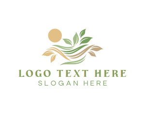 Agriculture - Nature Leaf Landscape logo design