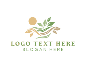 Soil - Nature Leaf Landscape logo design