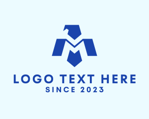 Company - Eagle Bird Letter M Company logo design
