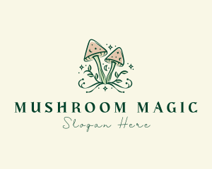 Mushroom - Magical Mushroom Farm logo design