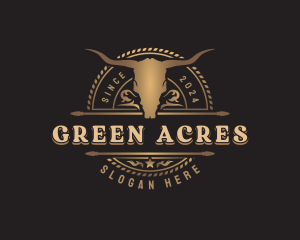 Bull Ranch Farm logo design