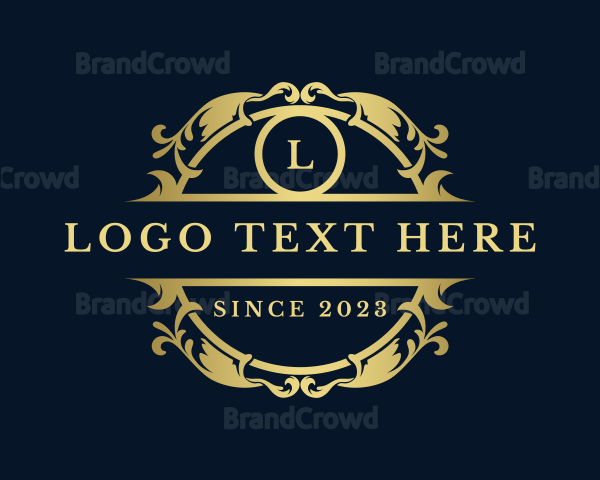 Elegant Ornate Crest Logo