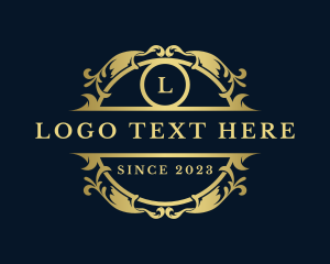 Expensive - Elegant Ornate Crest logo design