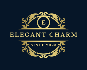 Elegant Ornate Crest logo design