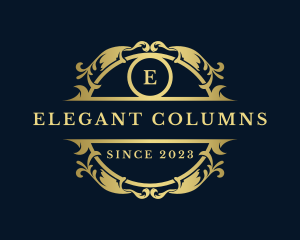 Elegant Ornate Crest logo design