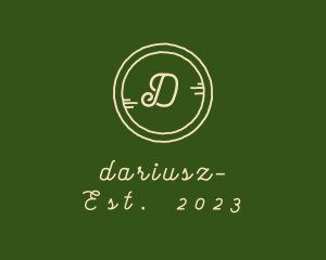 Daycare - Script Retro Bar logo design