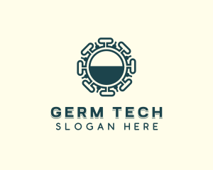 Germ Vaccine Coronavirus  logo design