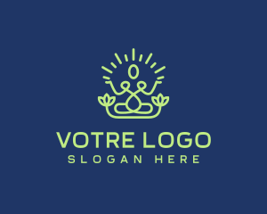 Mindfulness - Yoga Holistic Health logo design