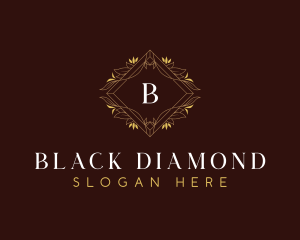 Diamond Decorative Floral Boutique logo design