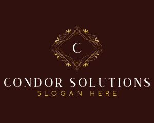 Diamond Decorative Floral Boutique logo design