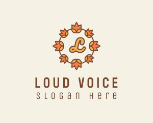 Organic Floral Nature  logo design