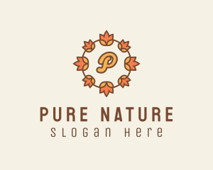 Organic Floral Nature  logo design