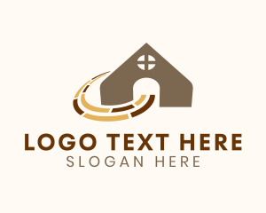 Home Flooring Design Logo