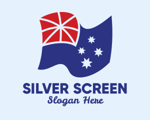 Nationality - Simple Australian Flag logo design