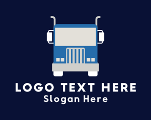 Trucking - Trailer Truck Vehicle logo design