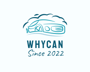 Car Care - Blue Car Wash Sanitation logo design