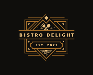 Spoon Fork Restaurant Dining logo design