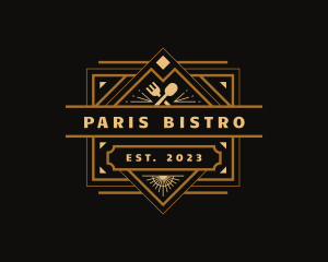 Spoon Fork Restaurant Dining logo design