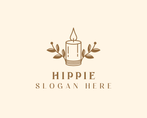 Eco - Scented Candle Maker logo design