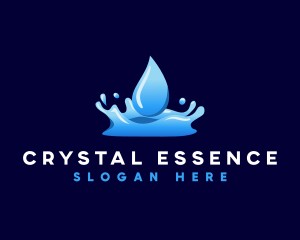 Mineral - Water Fluid Aqua logo design