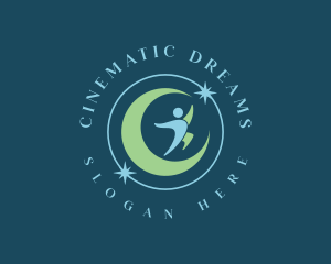 Cosmic Moon Wellness logo design