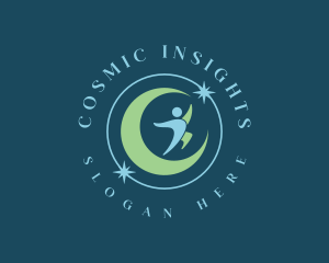 Cosmic Moon Wellness logo design