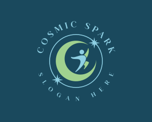 Cosmic Moon Wellness logo design