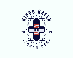 Barber Hair Styling logo design