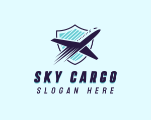 Flight Logistics Plane logo design