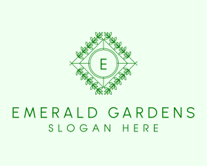 Organic Plant Garden logo design