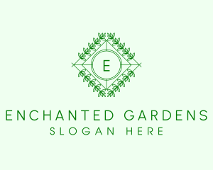 Organic Plant Garden logo design