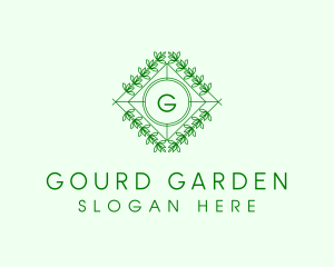 Organic Plant Garden logo design