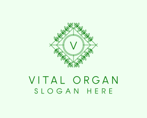 Organic Plant Garden logo design