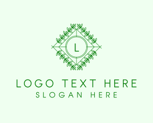 Vegan - Organic Plant Garden logo design