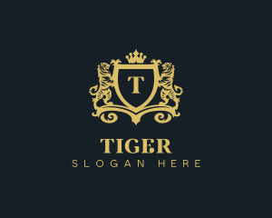 Tiger Royal Crown logo design