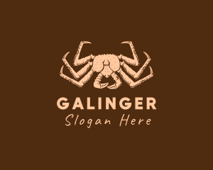 Canteen - Rustic King Crab logo design