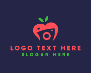 Camera Store - Red Fruit Camera logo design