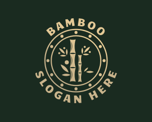 Gold Bamboo Tree logo design