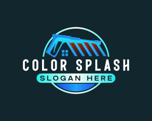 Pressure Washer Sanitation Cleaning logo design