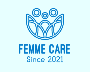 Minimalist Family Care  logo design