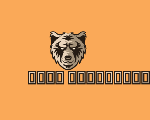 Wild Grizzly Bear Logo