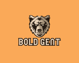 Wild Grizzly Bear logo design