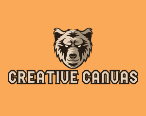 Illustration - Wild Grizzly Bear logo design