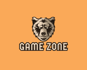 Wild Grizzly Bear logo design