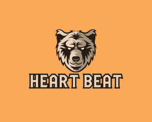 Wild Grizzly Bear logo design