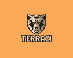 Wild Grizzly Bear logo design