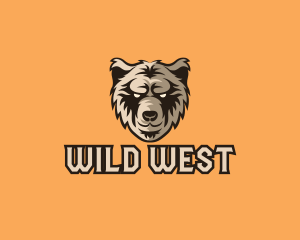 Wild Grizzly Bear logo design