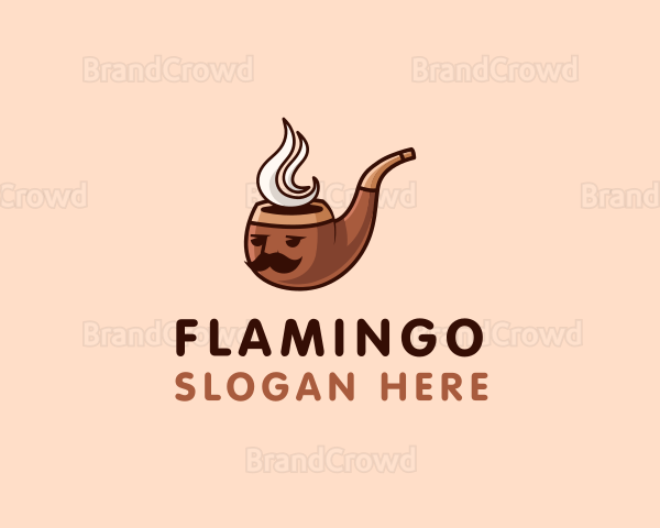 Pipe Tobacco Smoking Logo