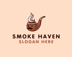 Tobacco - Pipe Tobacco Smoking logo design