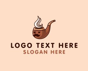 Pipe Tobacco Smoking Logo